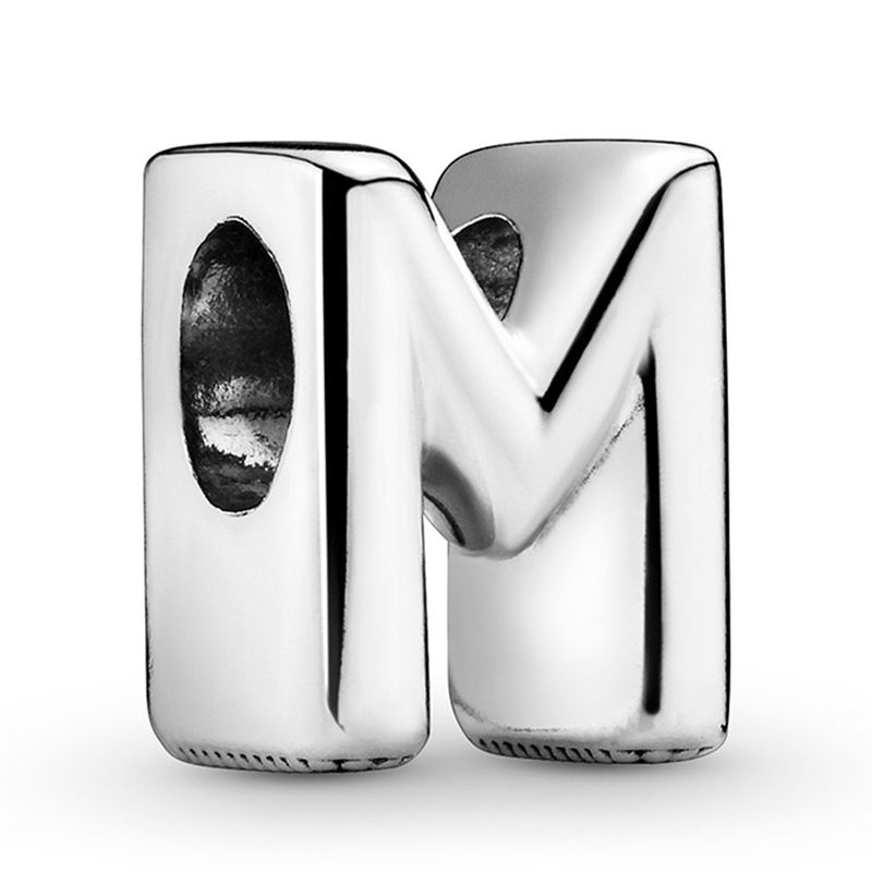 PANDORA - Charm Pandora Letra M Plata Esterlina