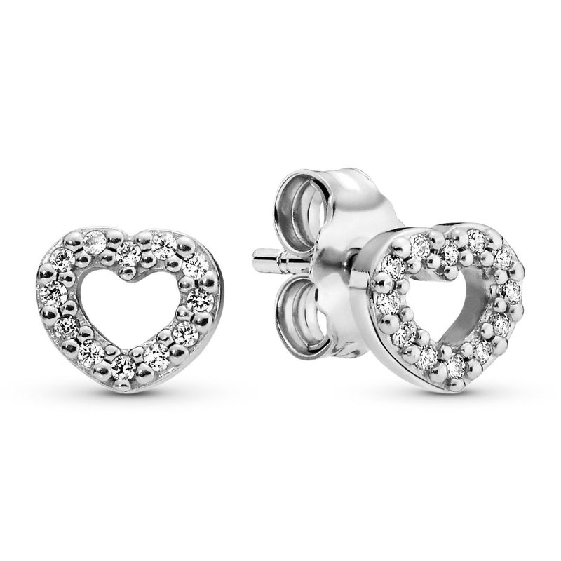 PANDORA - Aretes Pandora circonita cúbica Plata Esterlina