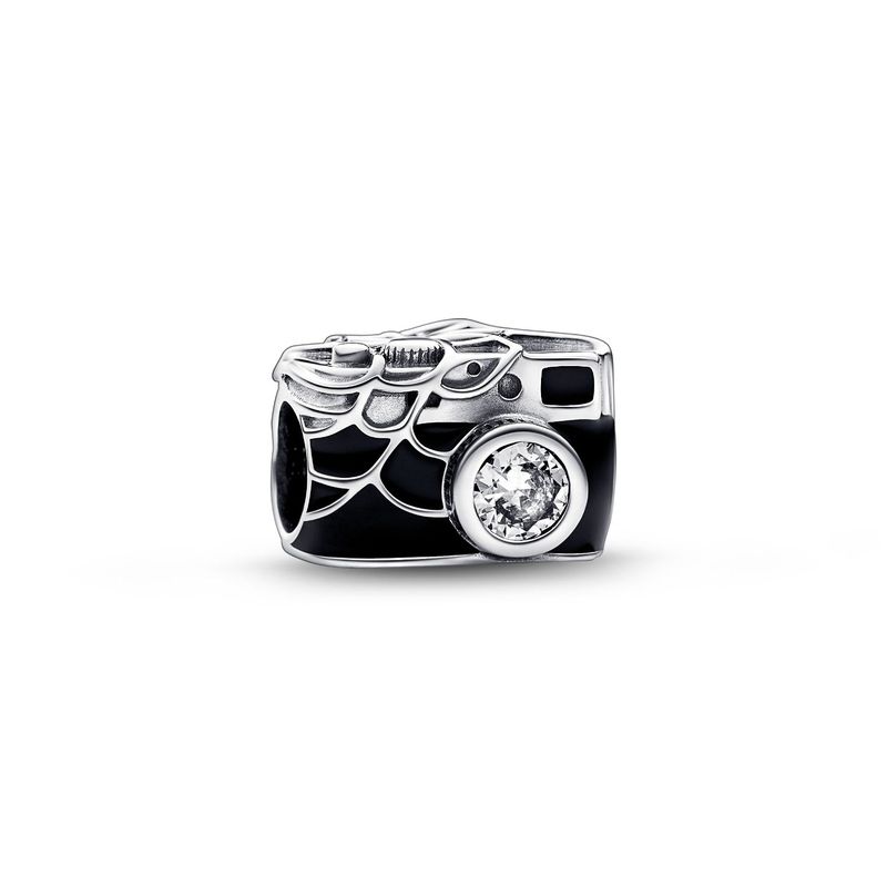PANDORA - Charm Pandora Cámara Selfie Spider-Man de Marvel Plata Esterlina