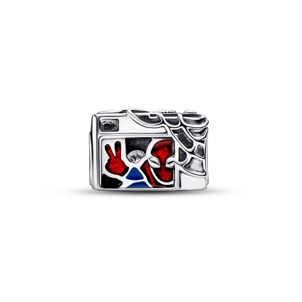 PANDORA - Charm Pandora Cámara Selfie Spider-Man de Marvel Plata Esterlina