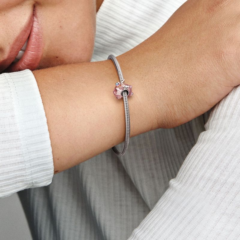 PANDORA - Charm Pandora Cerdo Unicornio Volador Plata Esterlina