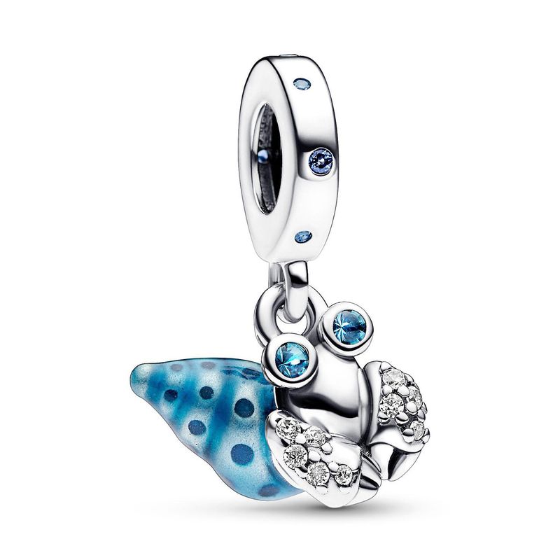 PANDORA - Charm Pandora Cangrejo Ermitaño Que Brilla en la Oscuridad Plata Esterlina