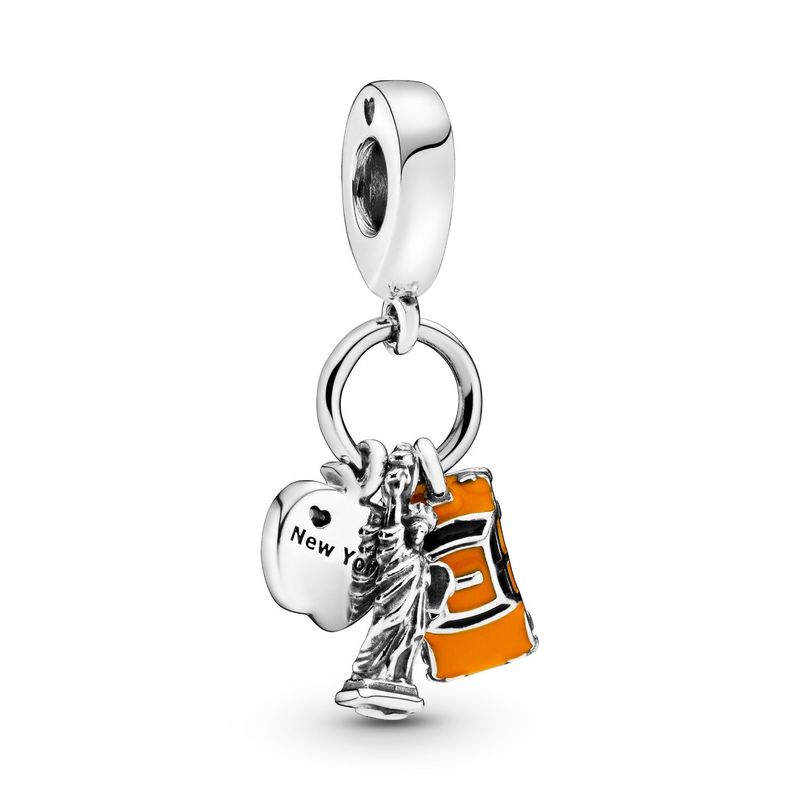 PANDORA - Charm Pandora Símbolos New York City Plata Esterlina