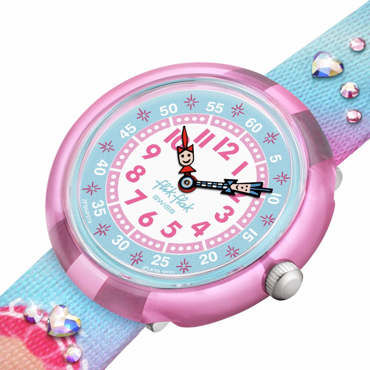 FLIK FLAK - Reloj Flik Flak para Niña SPARKLE KINGDOM. Reloj análogos Plástico Azul