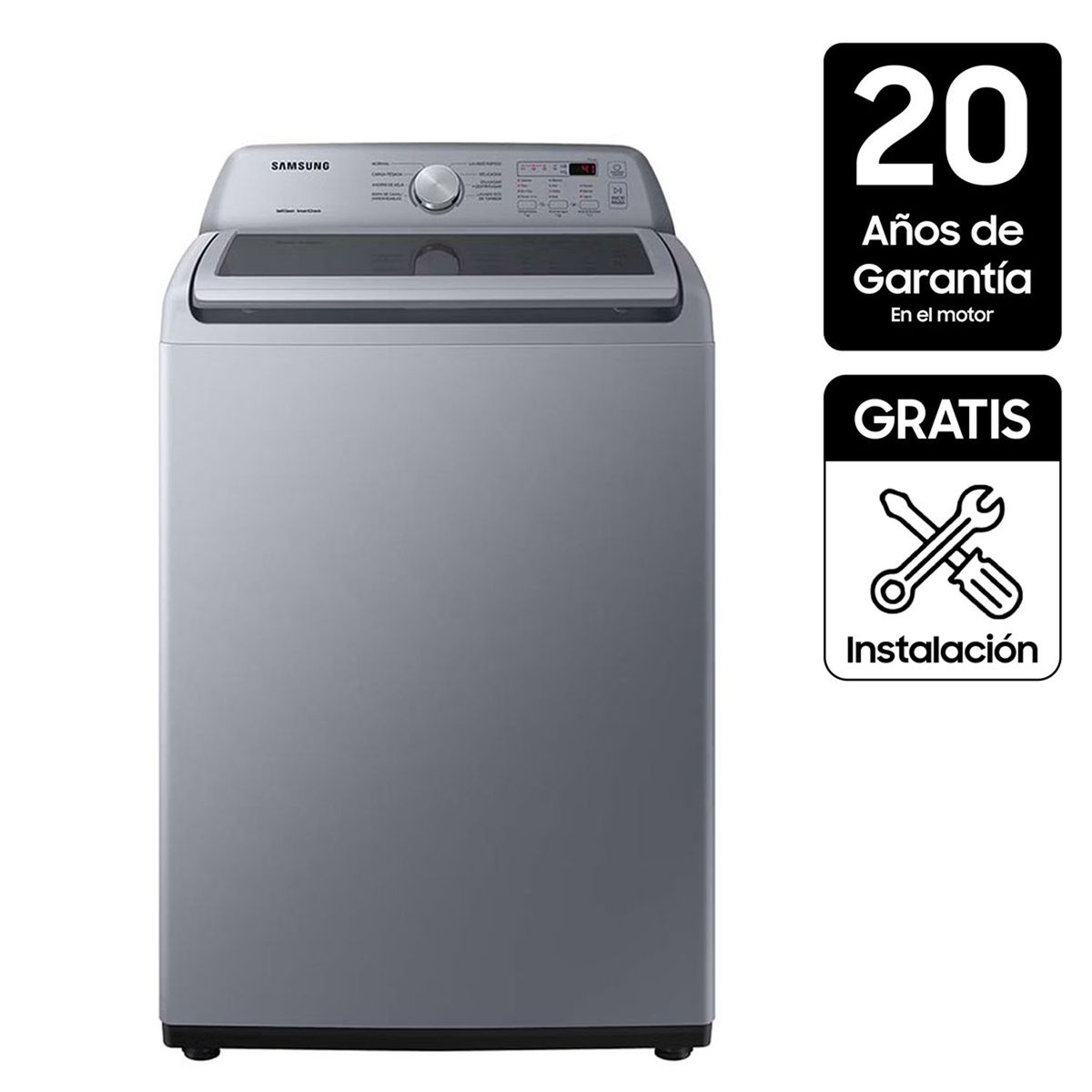 SAMSUNG - Lavadora Samsung Carga Superior 21 KG WA21B3553GY1CO