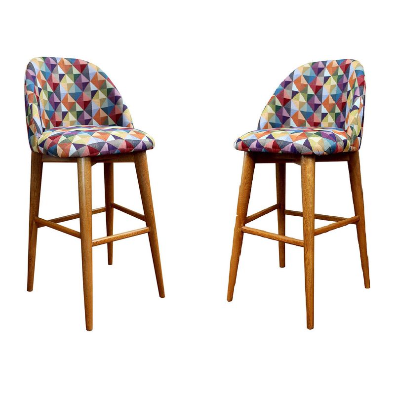 DKO DESIGN - Set x2 Sillas de Bar Colors en Madera 100 x 45 x 60 cm DKO Design.