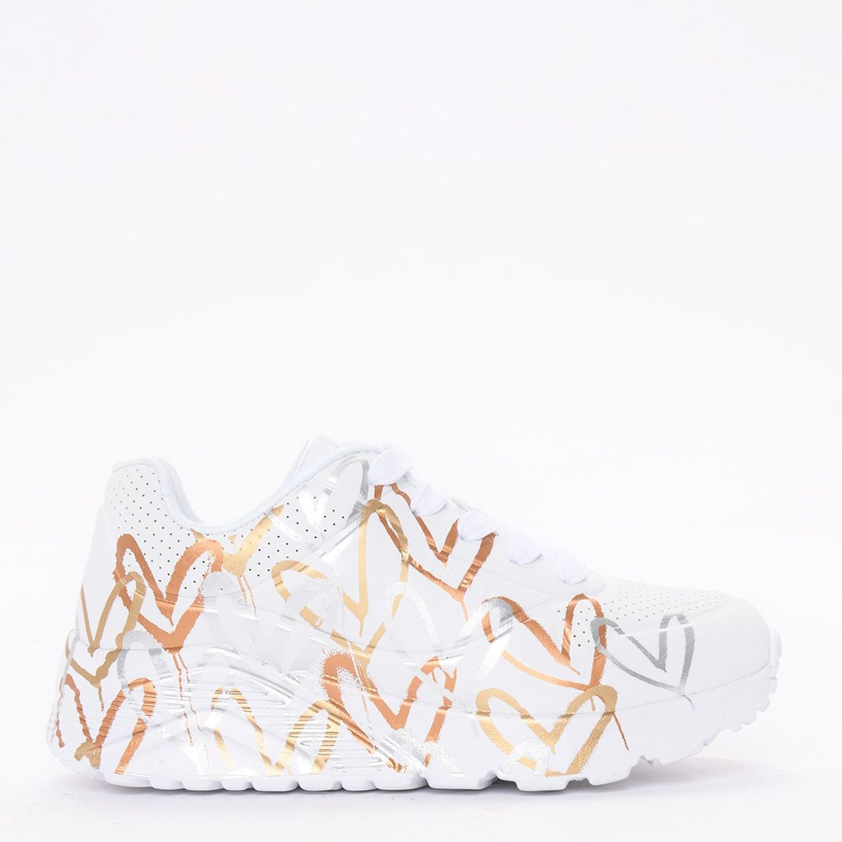 SKECHERS - Tenis Moda Skechers Unolite Spreadthelov para Niña  | Tenis Skechers para niña diseño Corazones