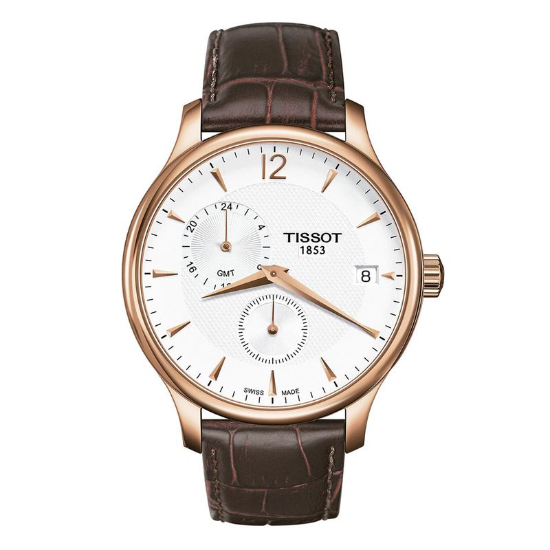 TISSOT - Reloj Tissot para Hombre Tradition - Reloj análogo Cuero Negro