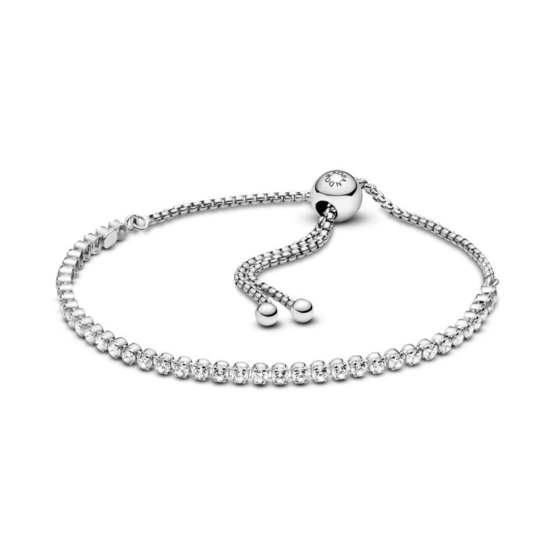 PANDORA - Brazalete Pandora Deslizante Brilla En Plata Esterlina