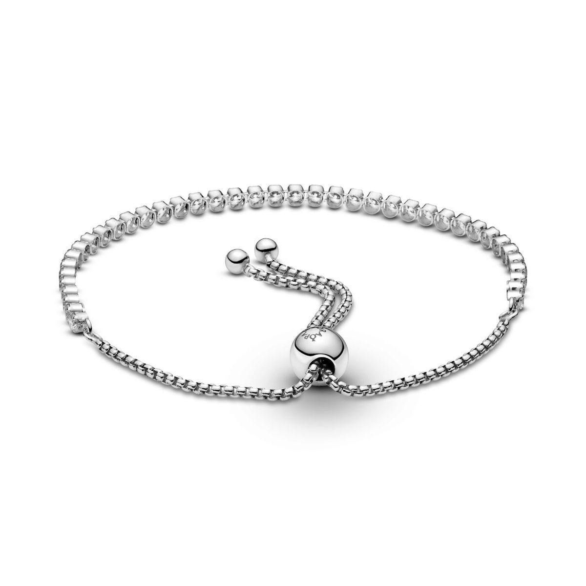 PANDORA - Brazalete Pandora Deslizante Brilla En Plata Esterlina