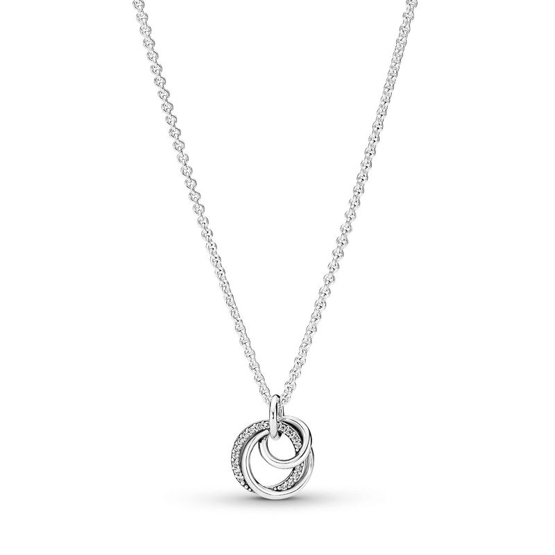 PANDORA - Collar Pandora Familia Por Siempre En Plata Esterlina