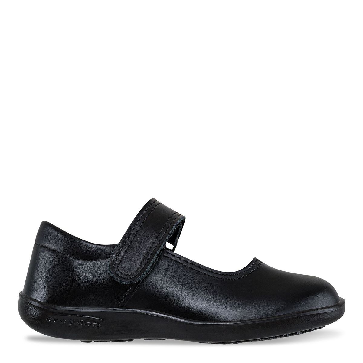 CROYDON - Baletas Croydon Mafalda Negro para Niña Velcro | Zapatos Croydon Escolares