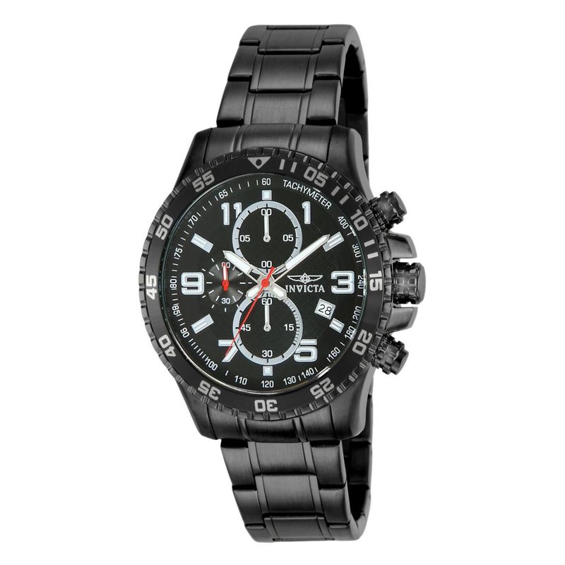 INVICTA - Reloj Invicta para Hombre Specialty - Reloj Análogo Negro Acero inoxidable