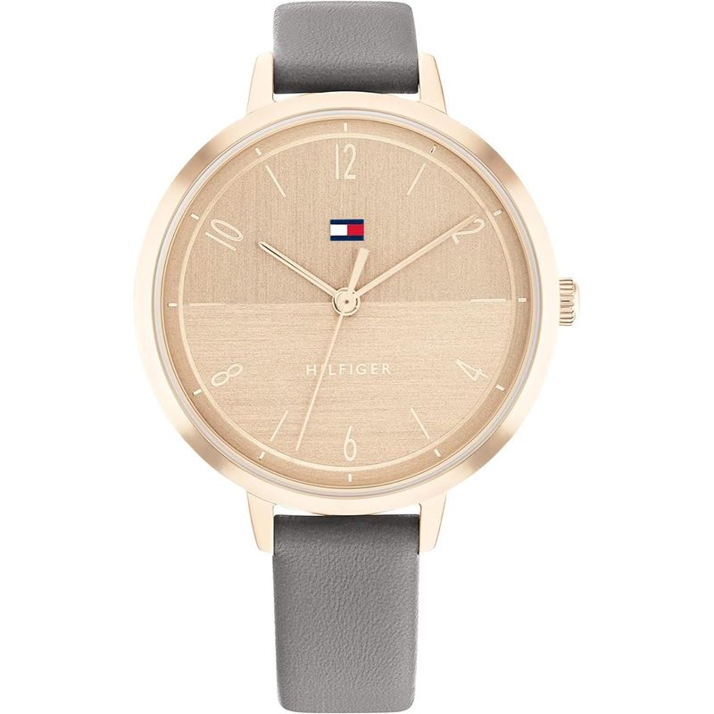 TOMMY HILFIGER - Reloj Tommy Hilfiger para Mujer 1782619 . Reloj Análogo Cuero Gris