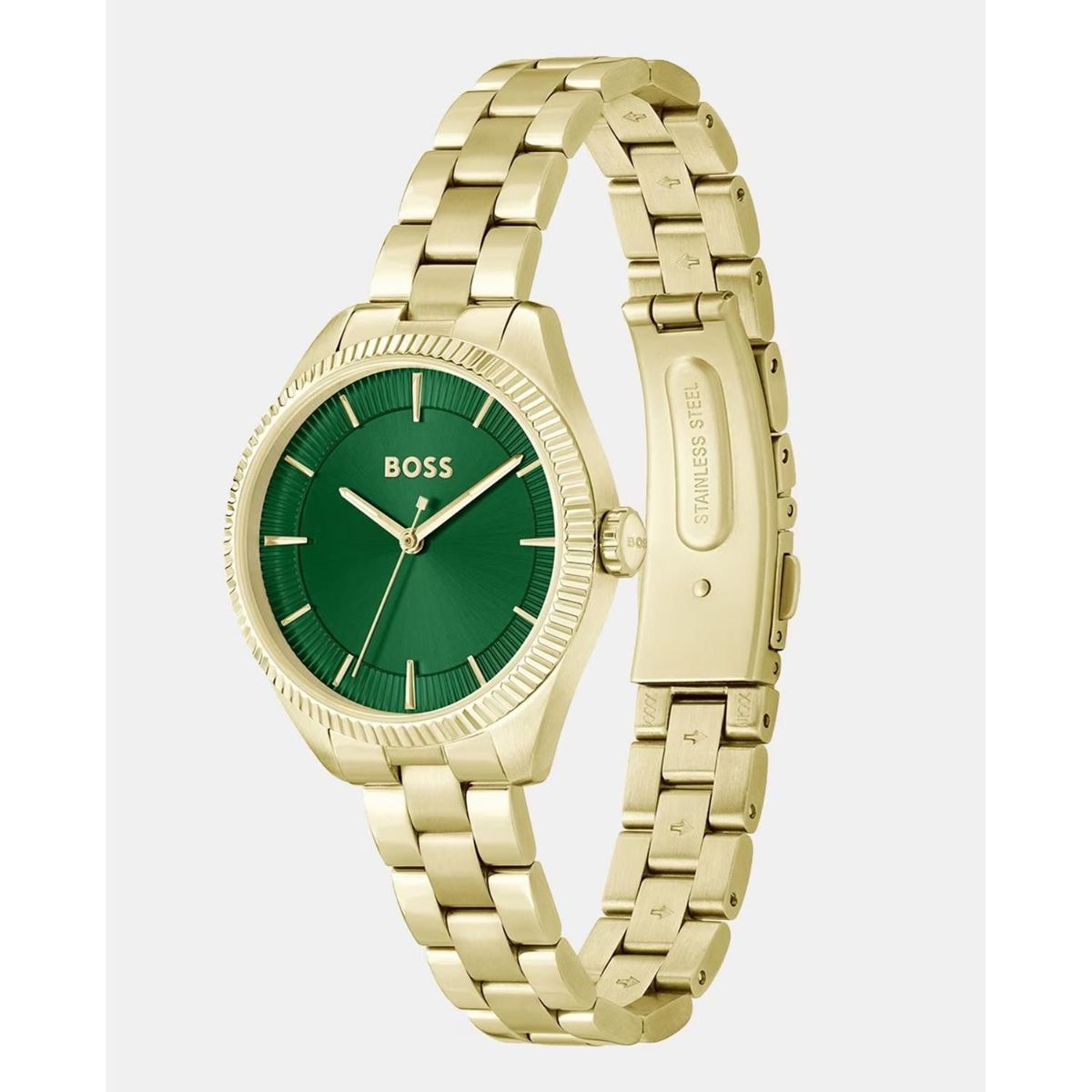 HUGO BOSS - Reloj Hugo Boss para Mujer - Reloj Análogo Dorado Acero inoxidable