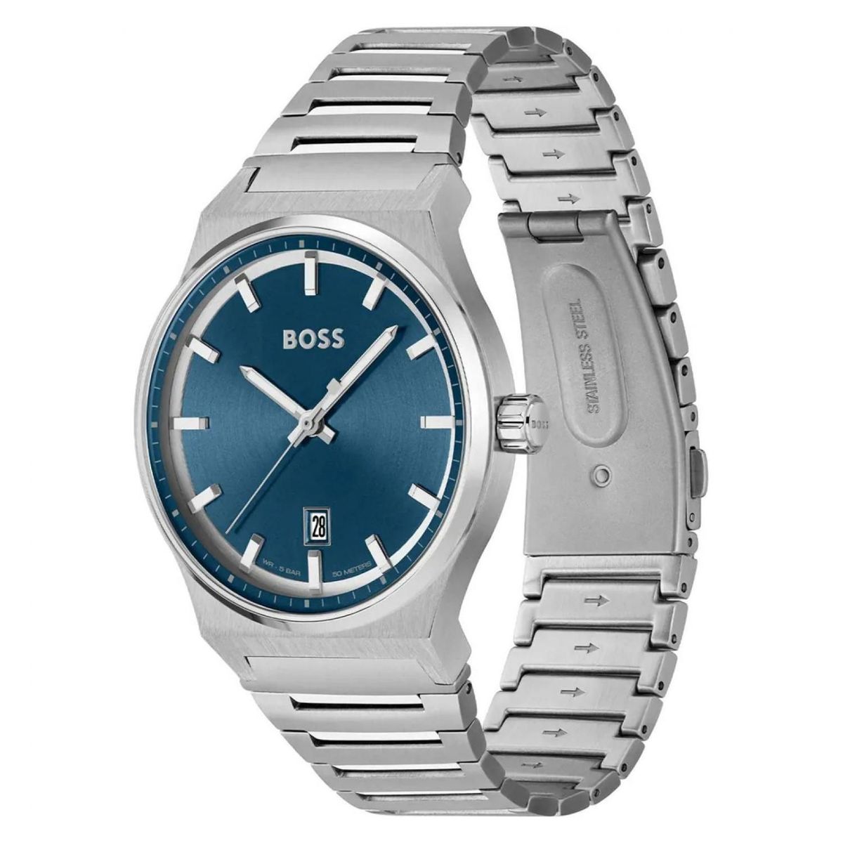 HUGO BOSS - Reloj Hugo Boss para Hombre candor - Reloj Análogo plateado Acero inoxidable