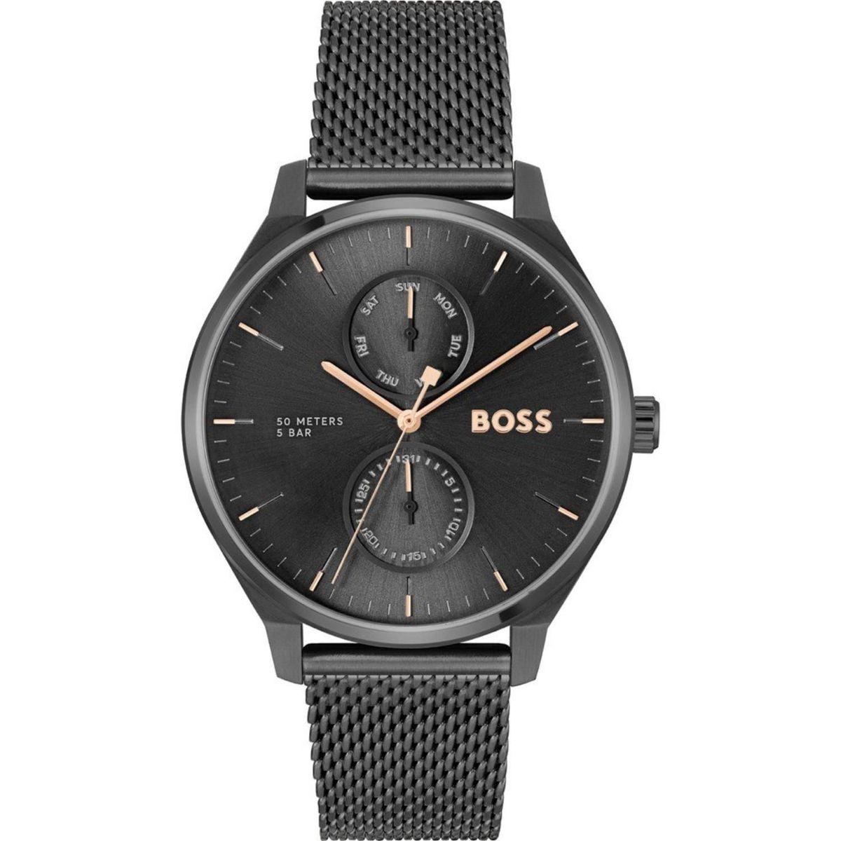 HUGO BOSS - Reloj Hugo Boss para Hombre - Reloj Análogo Negro Acero inoxidable