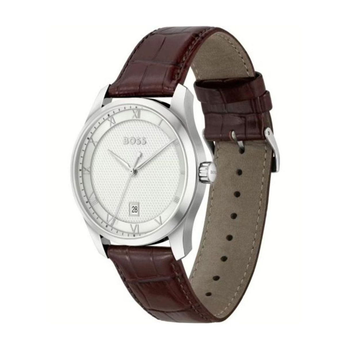 HUGO BOSS - Reloj Hugo Boss para Hombre - Reloj Análogo Marrón Acero inoxidable