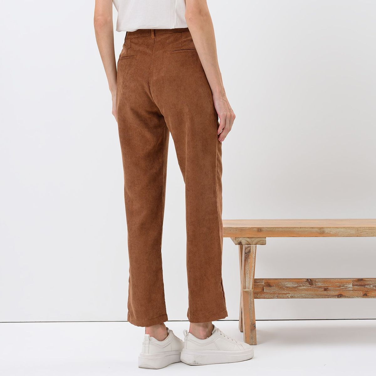 NEWPORT - Pantalón Recto Mujer Tiro alto Newport