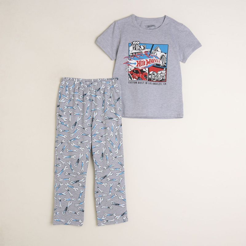 HOT WHEELS - Pijama Niño Cintura elásticada Hot Wheels