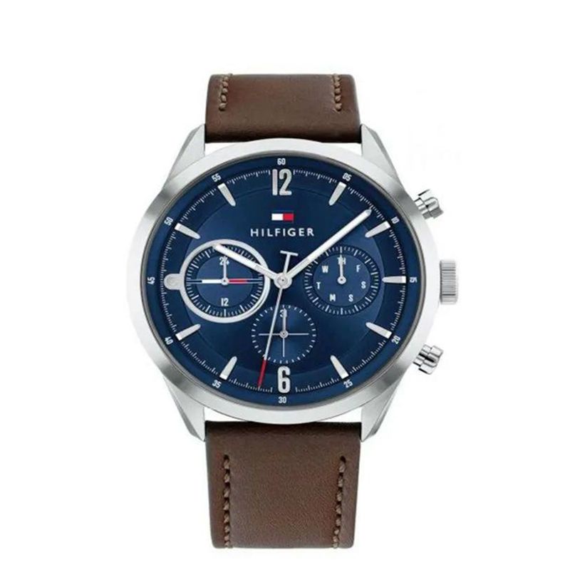 TOMMY HILFIGER - Reloj Tommy Hilfiger para Hombre Matthew . Reloj Análogo Cuero Marrón