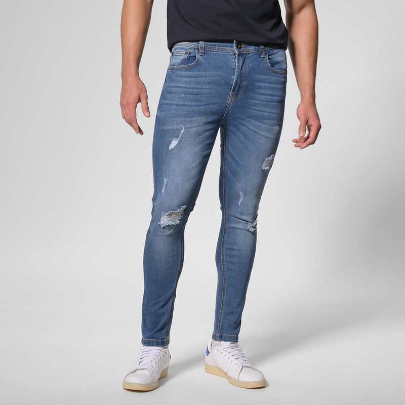 MOSSIMO - Jean 5 Bolsillos Hombre Skinny Mossimo