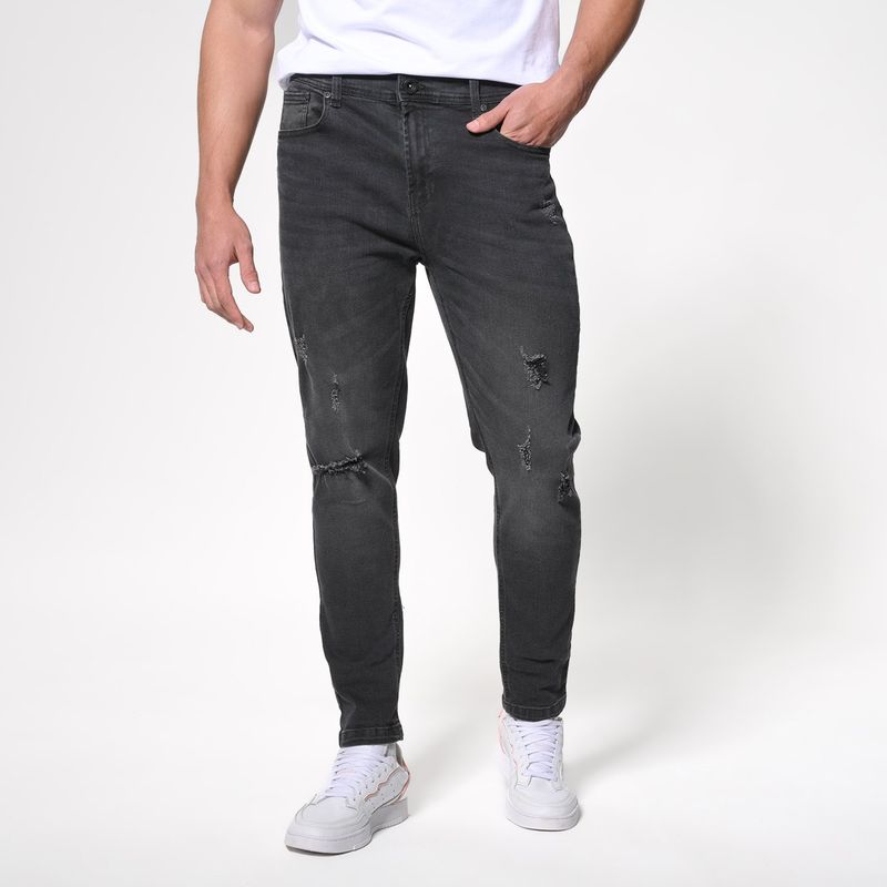 MOSSIMO - Jean 5 Bolsillos Hombre Skinny Mossimo