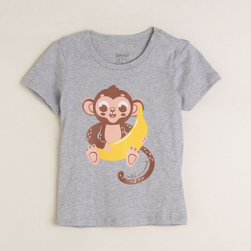 YAMP - Camiseta Bebé Niño con Estampado Algodón Yamp