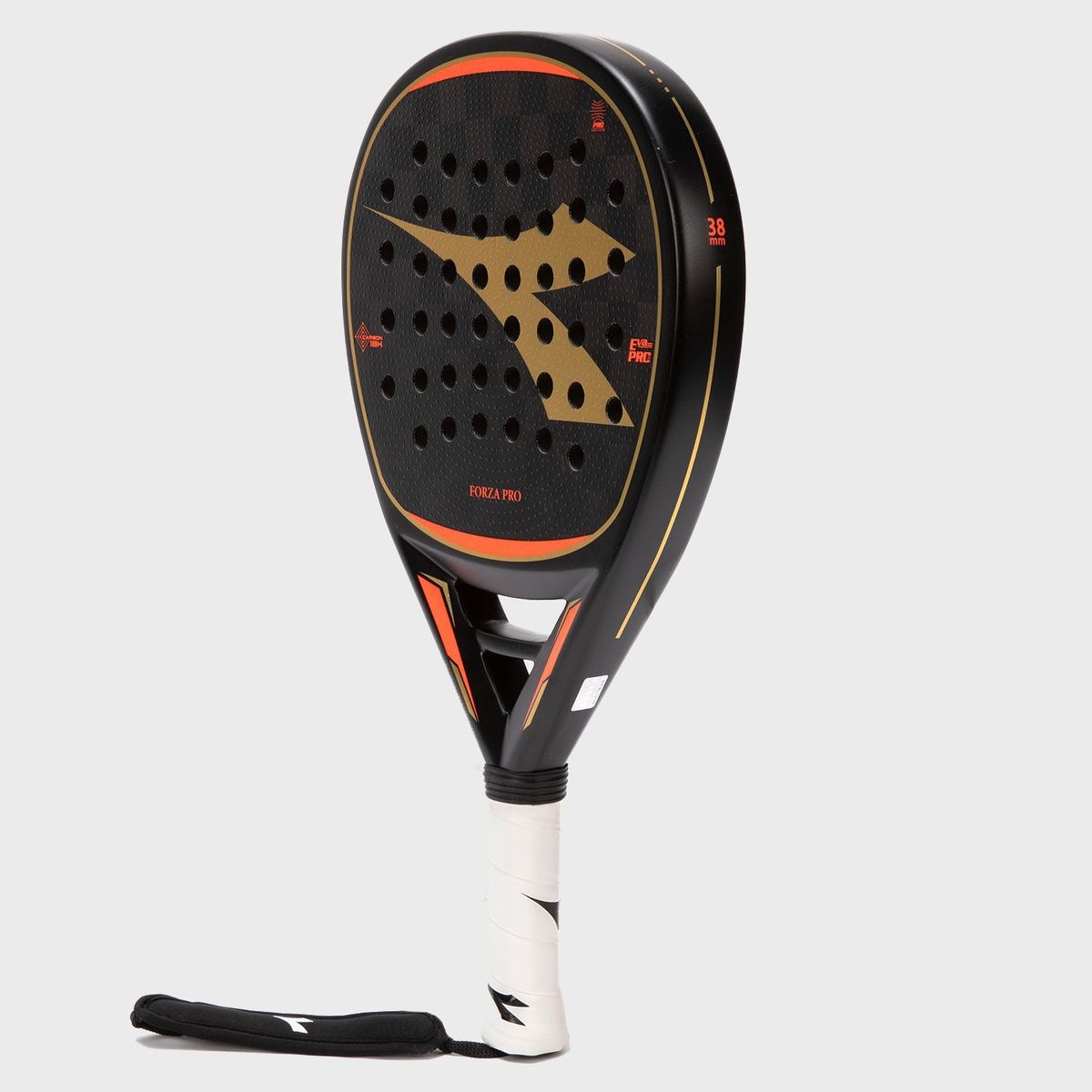 DIADORA - Raqueta de padel con fibra de carbono con nucleo de espuma flexible FORZA Diadora