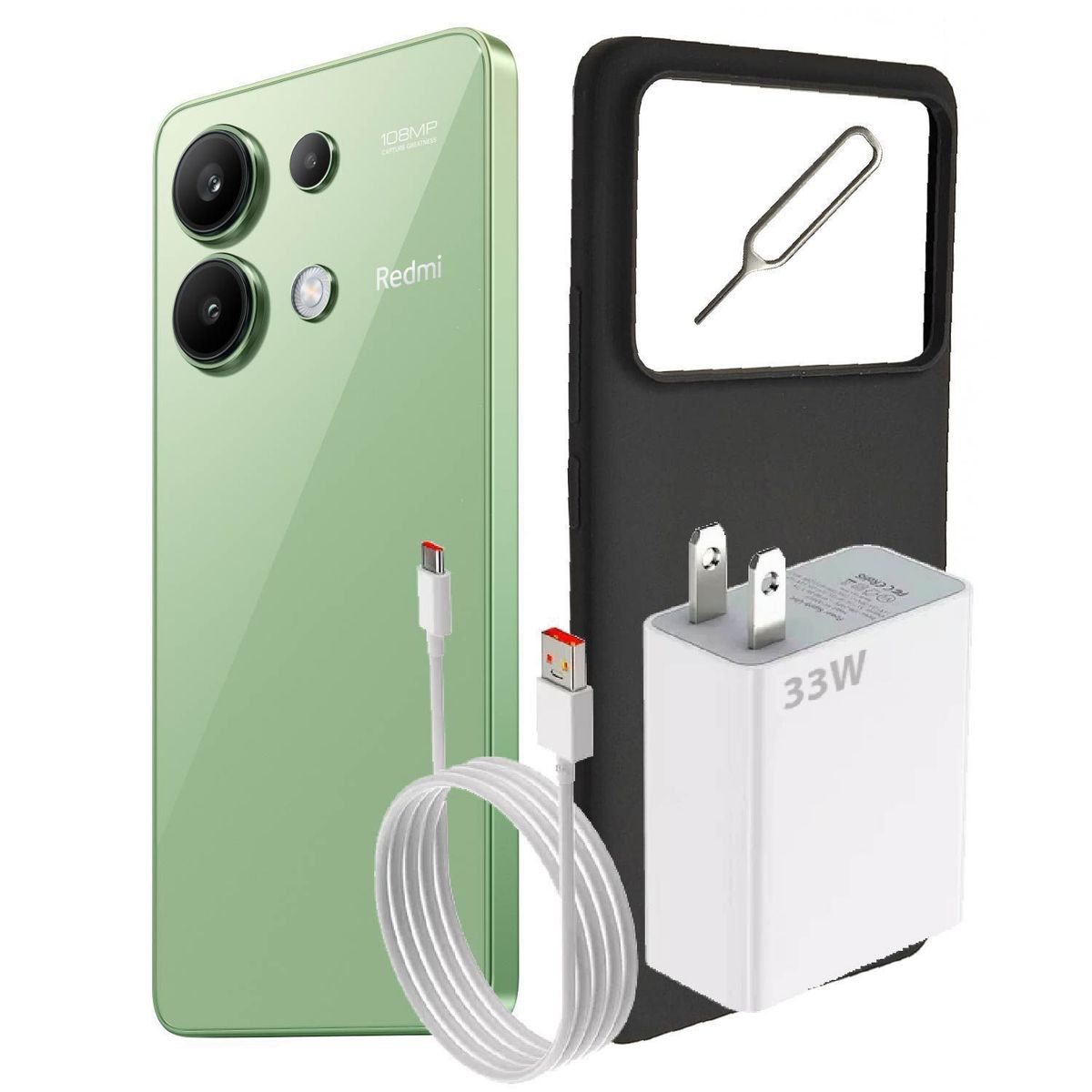 XIAOMI - Celular Xiaomi Redmi Note 13 | 256GB | 8GB | Cámara Posterior 108MP+8MP+2MP | Cámara Frontal 16MP | Pantalla 6.67 Pulgadas | Snapdragon 685