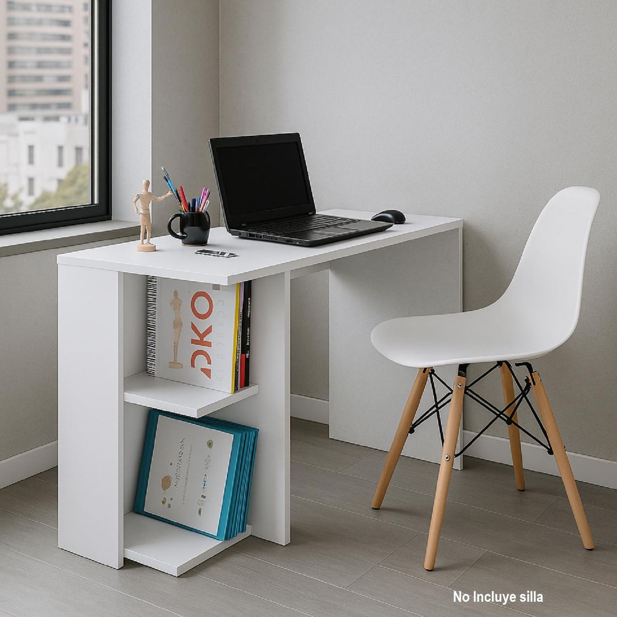 DKO DESIGN - Escritorio Moderno en Melamina 75 x 80 x 40 cm DKO Design 