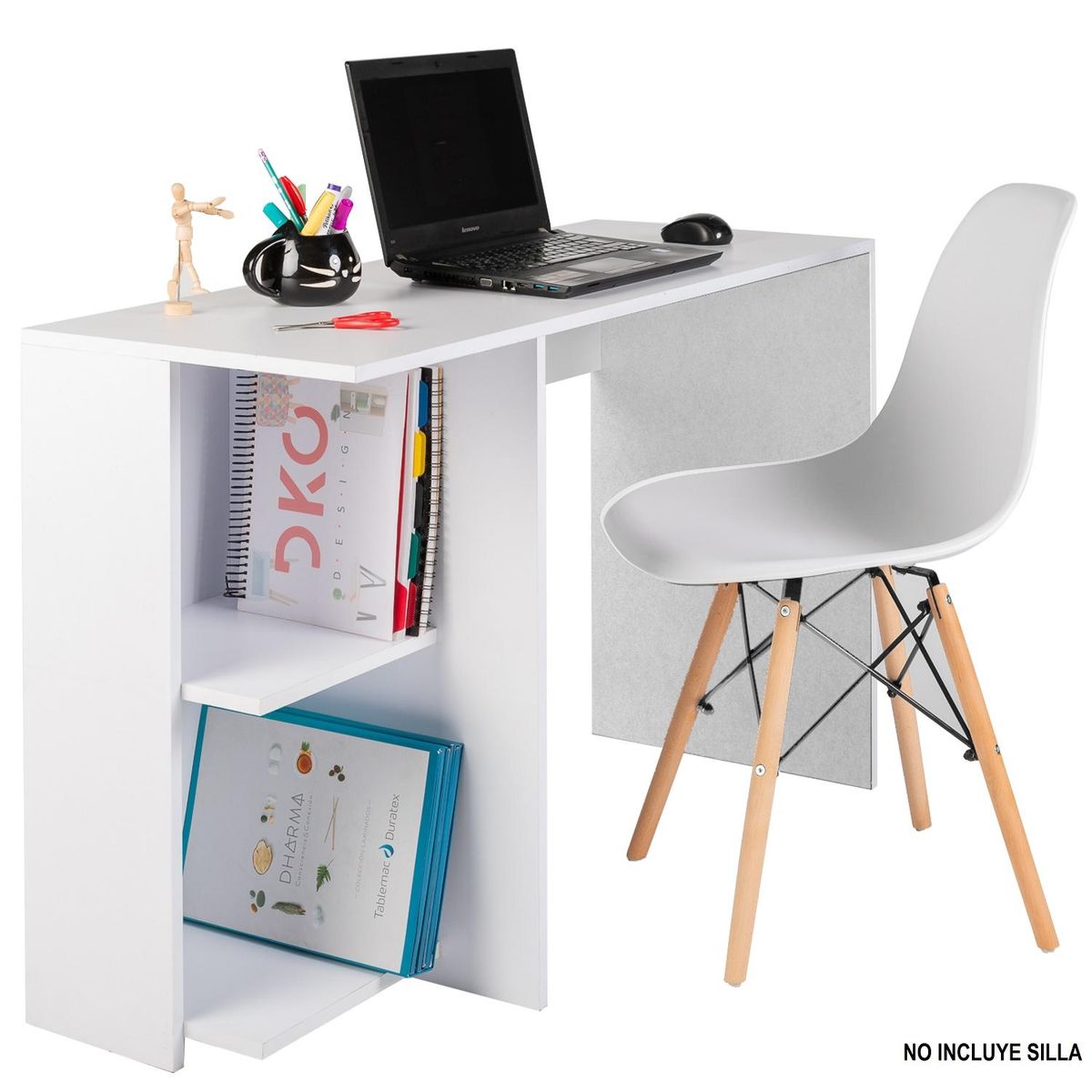 DKO DESIGN - Escritorio Moderno en Melamina 75 x 80 x 40 cm DKO Design 