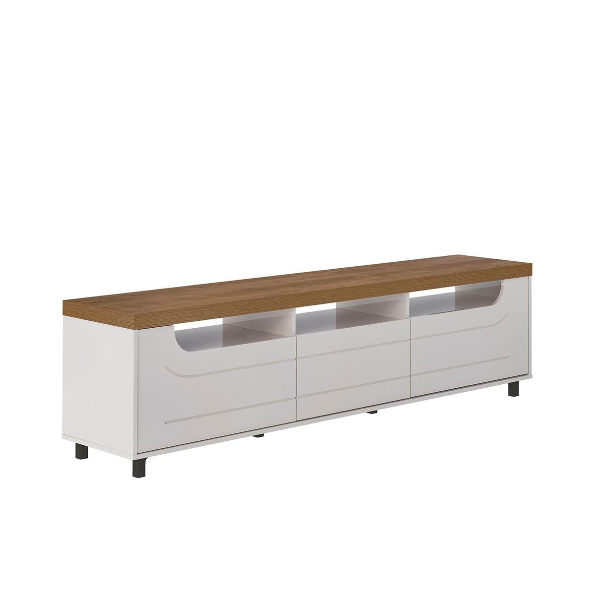 BERTOLINI - Mueble de Televisión Moderno de 200 x 53 x 40 cm para Televisores de Hasta 75 Pulgadas Bertolini