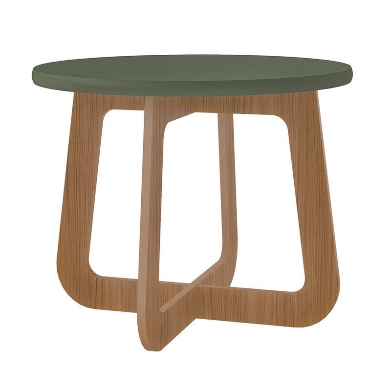 BERTOLINI - Mesa de Centro Moderna Forma Redonda en Aglomerado MDP 46 x 59 x 59 cm Bertolini 