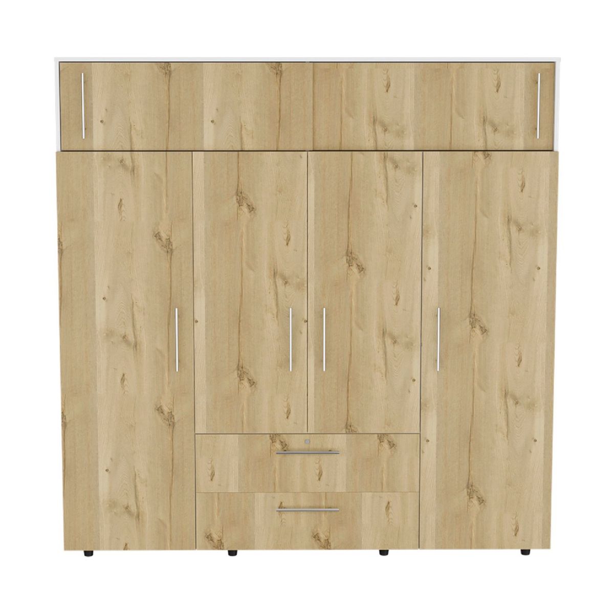 RTA DESIGN - Clósets Moderno en Aglomerado MDP 6 Puertas 2 Cajones 204 x 200.1 x 50.3 cm RTA Design 