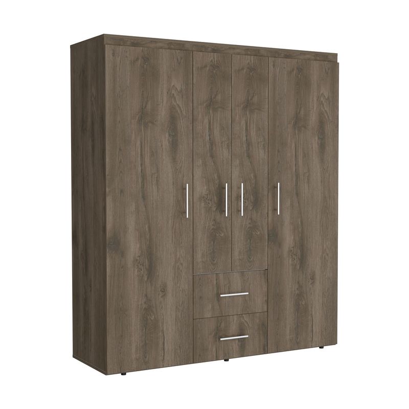 RTA DESIGN - Clósets Moderno en Aglomerado MDP 4 Puertas 2 Cajones 177.9  x 150.3 x 50.4 cm RTA Design 