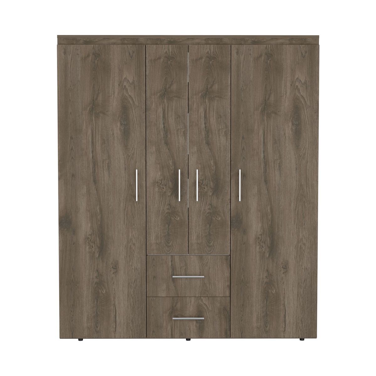 RTA DESIGN - Clósets Moderno en Aglomerado MDP 4 Puertas 2 Cajones 177.9  x 150.3 x 50.4 cm RTA Design 