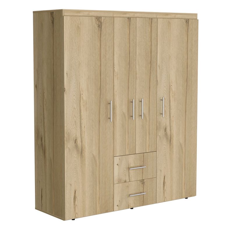 RTA DESIGN - Clósets Moderno en Aglomerado MDP 4 Puertas 2 Cajones 177.9  x 150.3 x 50.4 cm RTA Design 