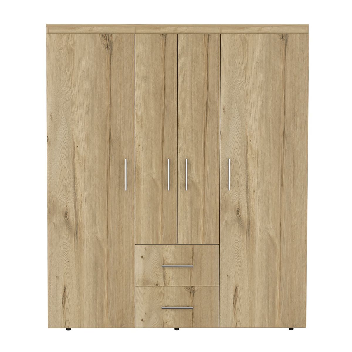 RTA DESIGN - Clósets Moderno en Aglomerado MDP 4 Puertas 2 Cajones 177.9  x 150.3 x 50.4 cm RTA Design 