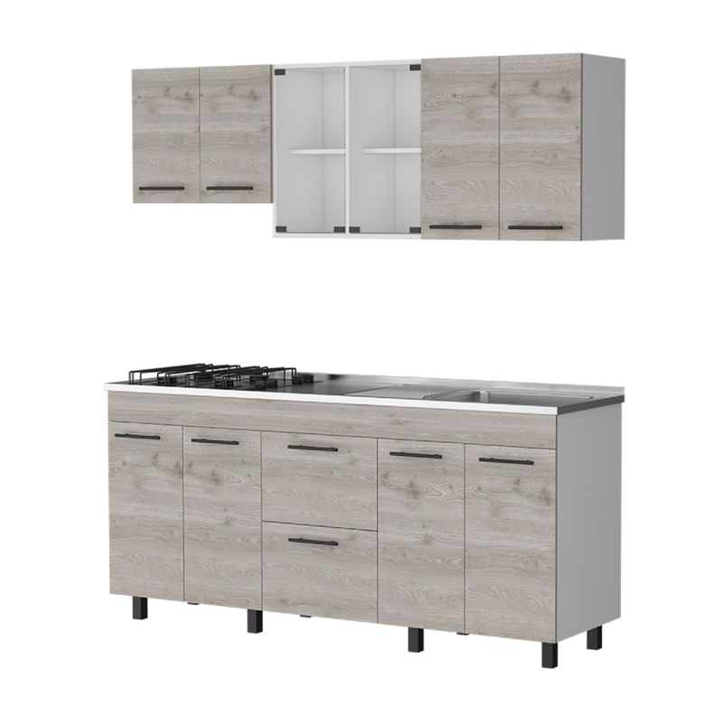 RTA DESIGN - Cocina Integral Moderna en Aglomerado MDP 180 cm (Incluye Mesón) RTA Design