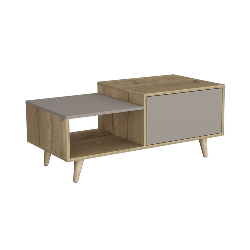RTA DESIGN - Mesa de Centro Moderna Forma Rectangular en Aglomerado MDP 41.6 x 100 x 50 cm RTA Design 