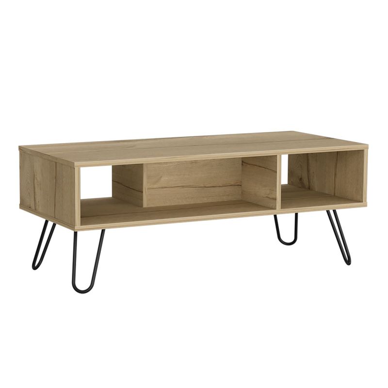 RTA DESIGN - Mesa de Centro Moderna Forma Rectangular en Aglomerado MDP 40 x 101.1 x 45 cm RTA Design 