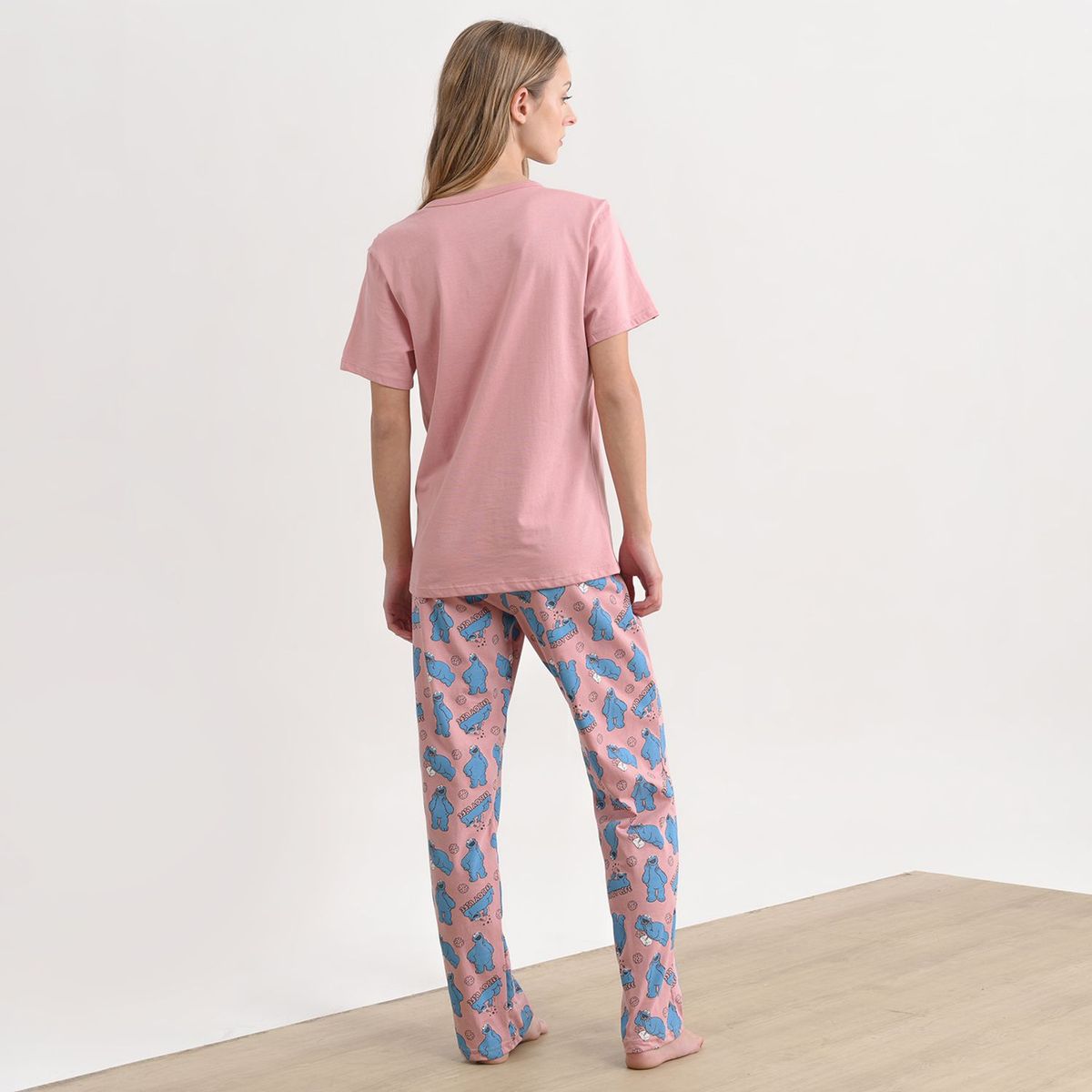 SYBILLA - Set de pijama Mujer Largo Manga larga de Algodón Sybilla