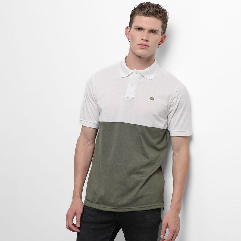 DENIMLAB - Camiseta polo Hombre Manga corta Slim de Algodón Denimlab