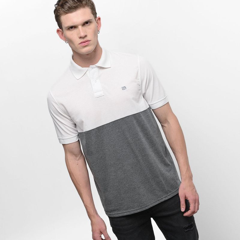 DENIMLAB - Camiseta polo Hombre Manga corta Slim de Algodón Denimlab