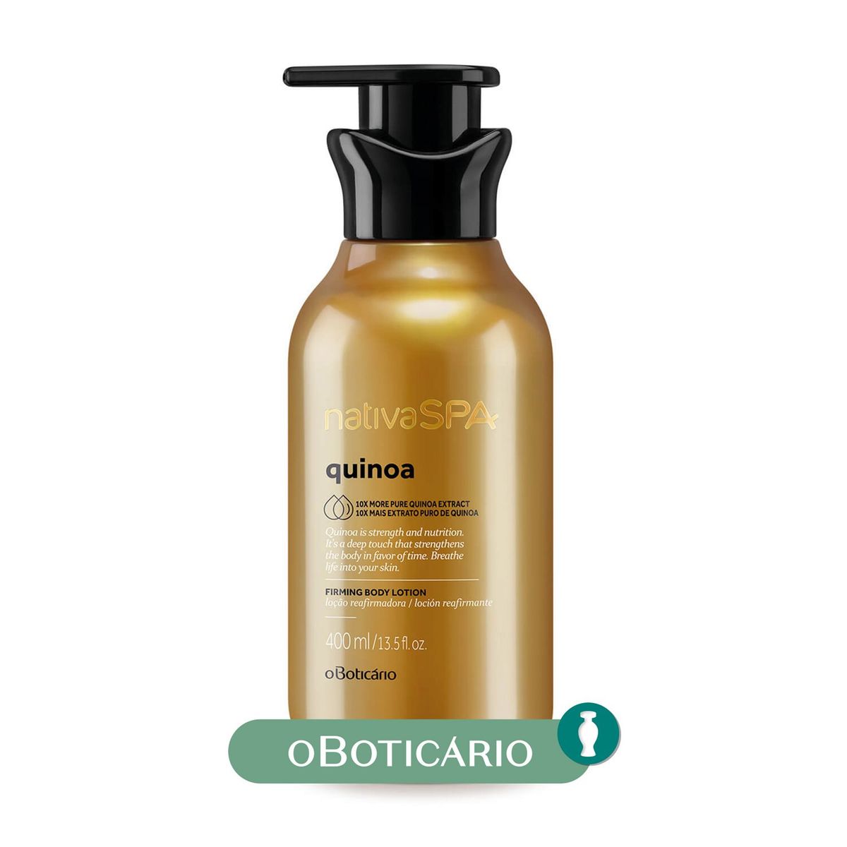 NATIVA SPA - Hidratante corporal LOC HIDRAT CORP QUINOA Nativa Spa O Boticario Para Todo tipo de piel 400 ml 