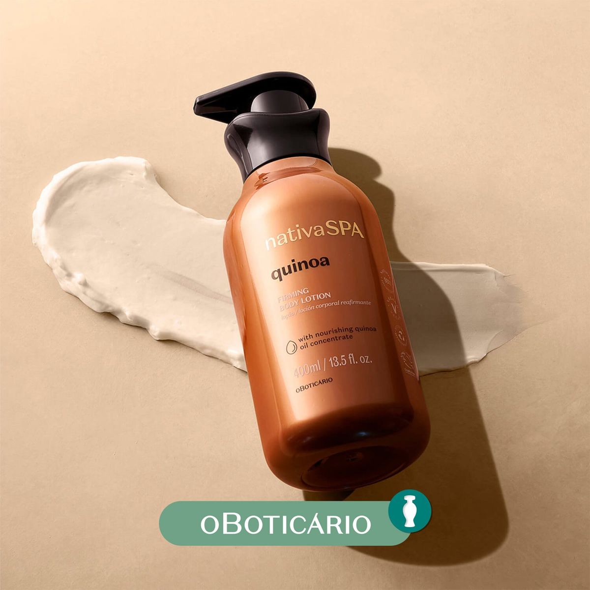 NATIVA SPA - Hidratante corporal LOC HIDRAT CORP QUINOA Nativa Spa O Boticario Para Todo tipo de piel 400 ml 