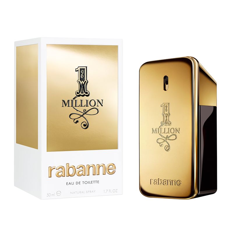 Perfume Hombre Paco Rabanne Million 50 ml Eau de toilette