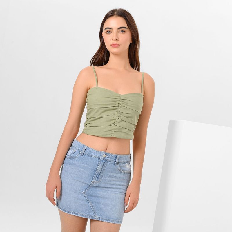 SYBILLA - Falda Mini de Algodón para Mujer Sybilla