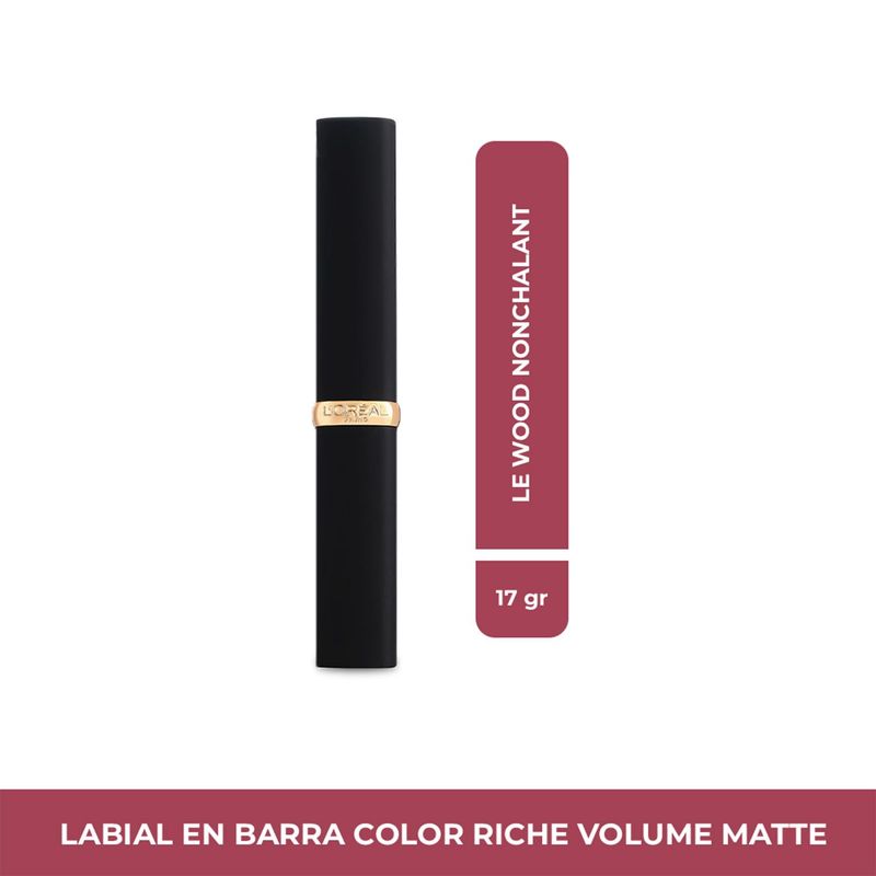 LOREAL PARIS - Labial larga duración Colour Riche Volume Matte Loreal Paris 3.6 g